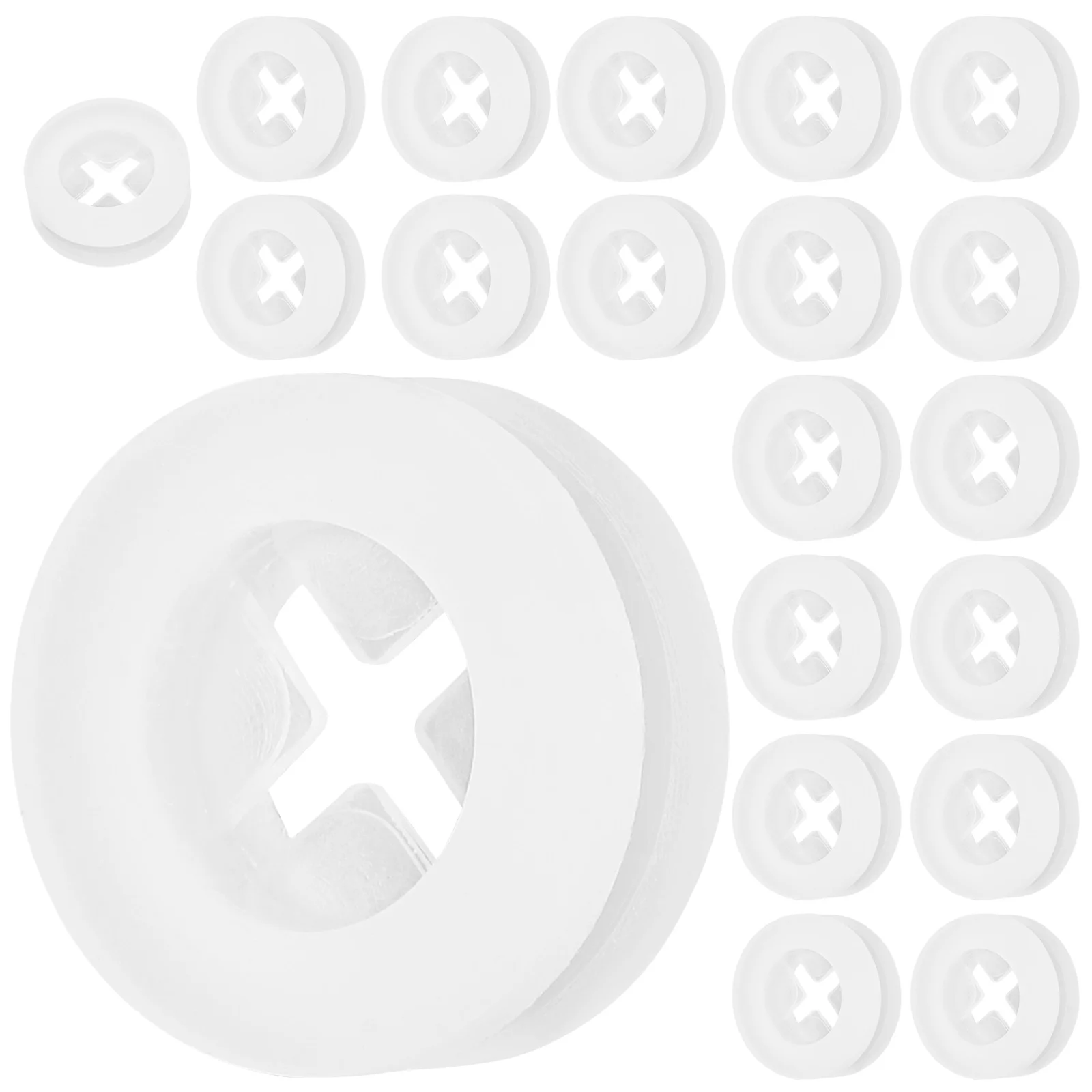 

20 Pcs Silicone Stopper Ring Airtight Plugs Wood Lid Straw Holes Wooden Lid Straw Plugs Straw Fixing Plugs Mason Jar Lid Plugs