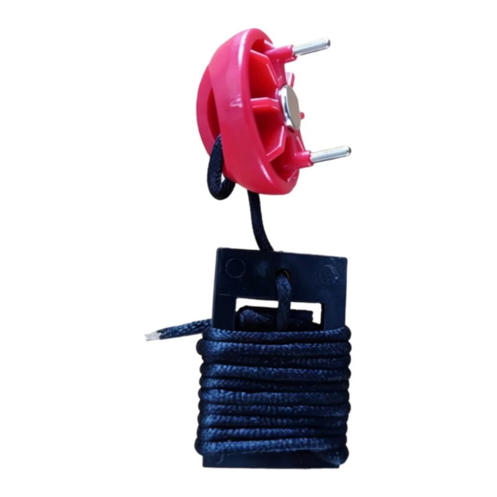Round Insert Treadmill Safety Key Pair with 20mm Post Spacing Designed for Direct Fit into Console Mounting Slots