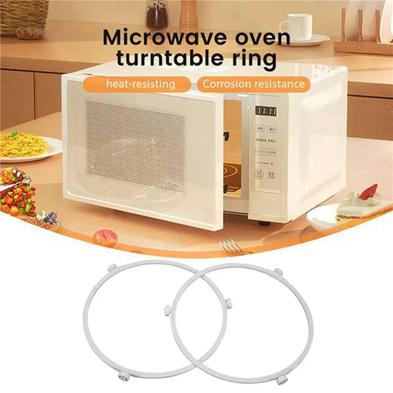 

L73A 2025-Microwave Oven Turntable Ring, Microwave Oven Rotating Roller Support Ring, Microwave Oven Glass Plate Tray Wheel Ring