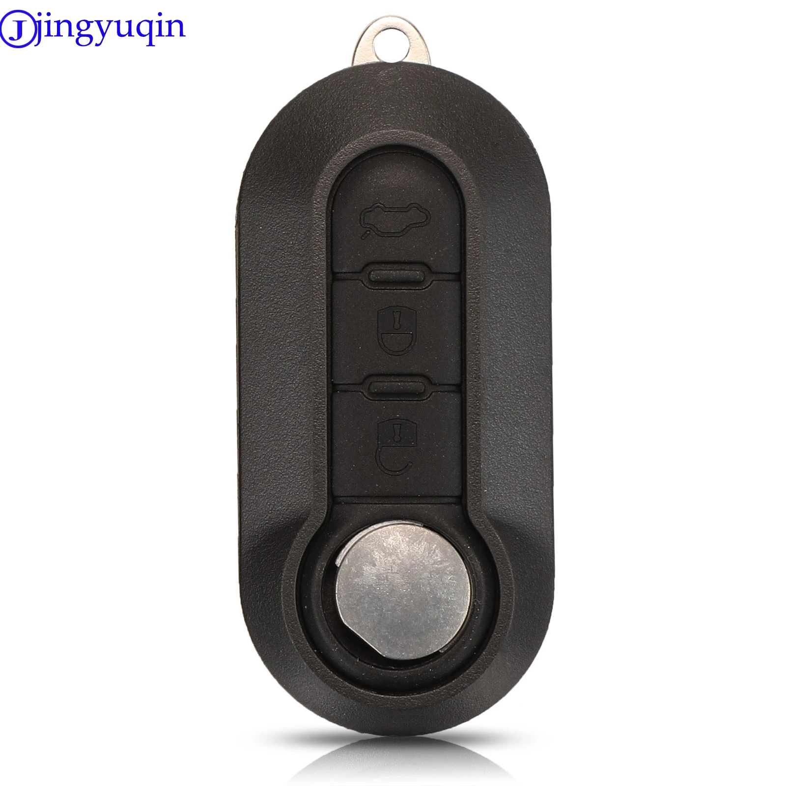 jingyuqin Remote Key Case Shell Cover For Fiat 500 Panda Punto Bravo Doblo Peugeot Boxer Citroen Relay Fiat Ducato Lancia Musa