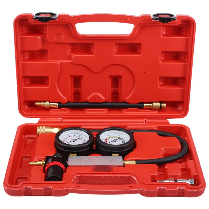 Y50A-Tu-21 Cylinder Leak Tester Petrol Engine Compression Leakage Leakdown Detector Kit Diagnostics Tool