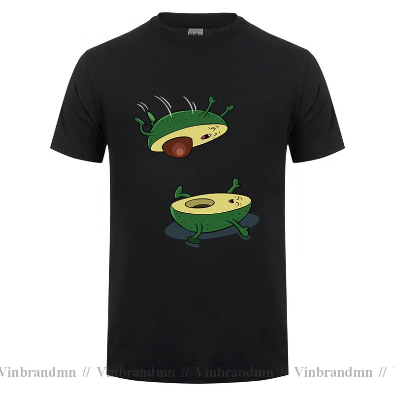 Parody The avocado jump sex T shirt men Funny sexy avocado T-shirt Comic kamasutra gag tshirt humor food meme tee shirt camiseta