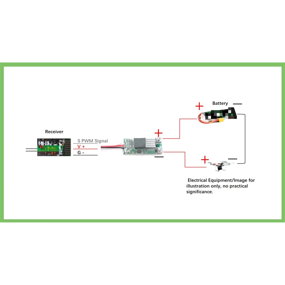 AT82-Water Pump Motor Compatible 6S 30V RC PWM Electronic Switch Relay For Agricultural Drone Applications