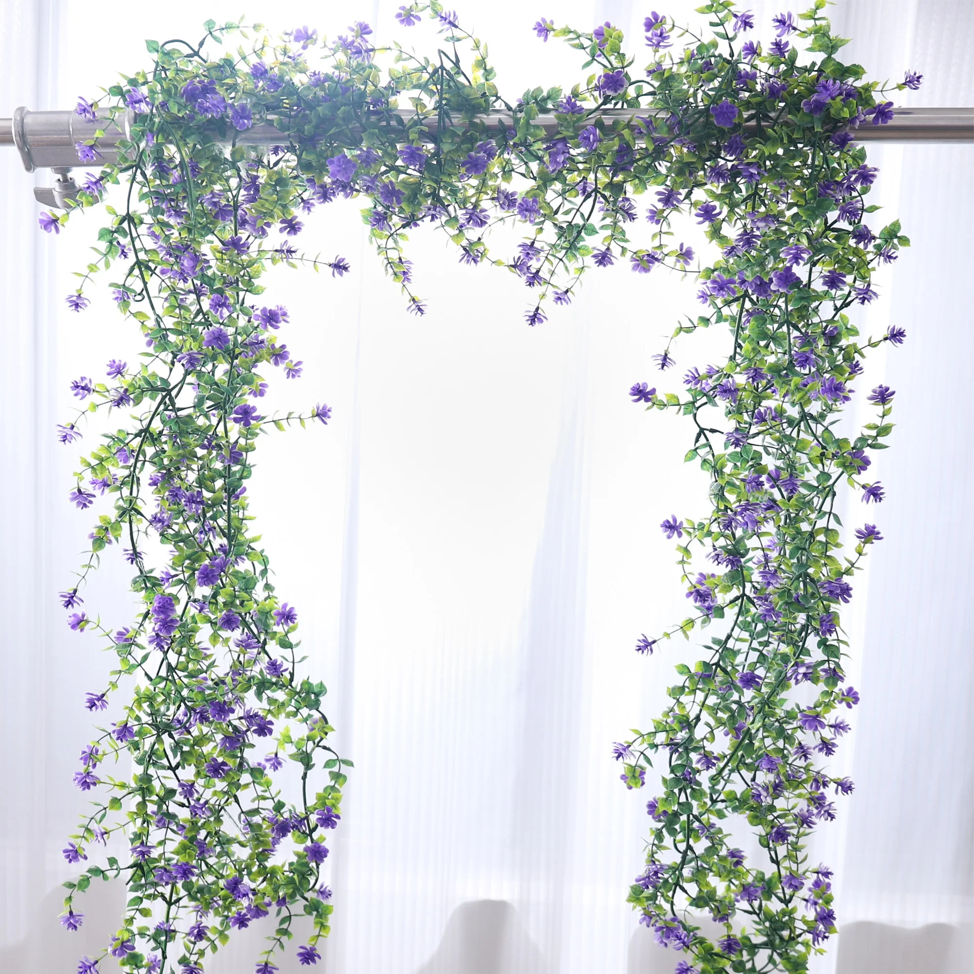 190cm Artificial Plants Babysbreath Eucalyptus Vine For Home Wedding Garden Outdoor Background Wall Hanging Flower Garland Decor