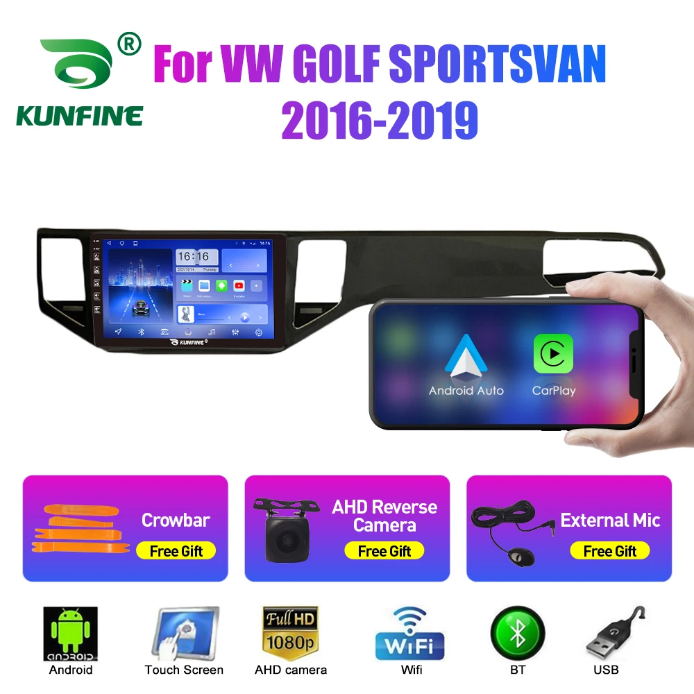10.33 Inch Car Radio For VW GOLF SPORTSVAN 2Din Android Octa Core Car Stereo DVD GPS Navigation Player QLED Screen Carplay