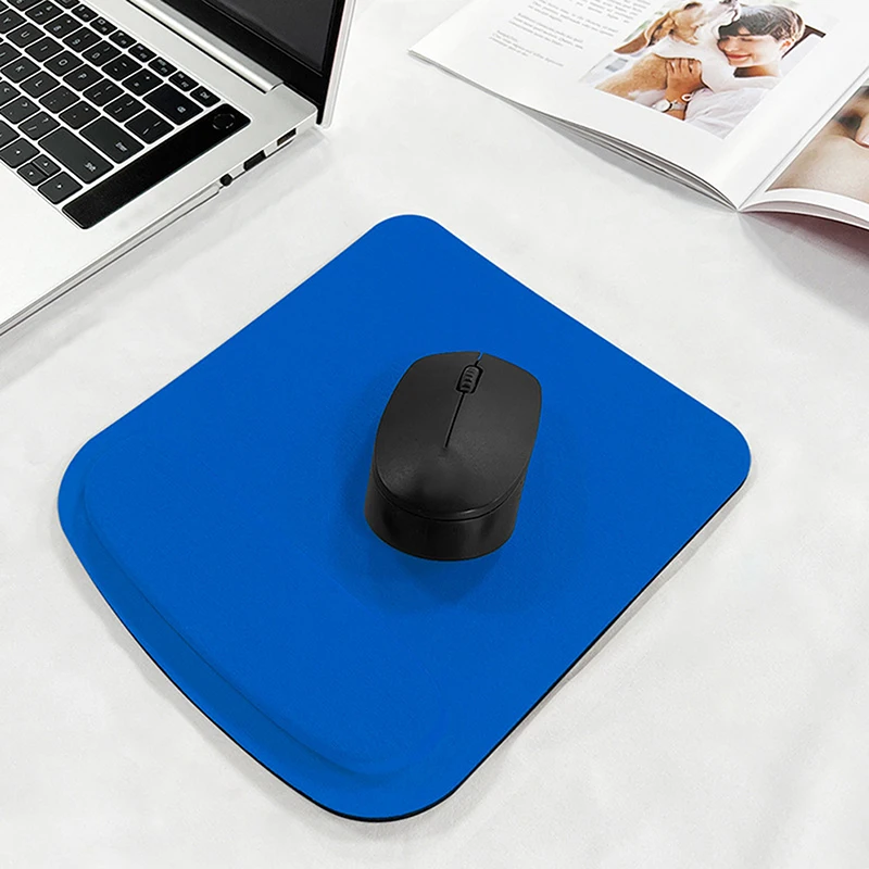 Ergonomic Mouse Pad Non-Slip Thickened Pain Relief Mousepad Comfortable Computer Mouse Pad Solid Color Computer Game Mouse Pad