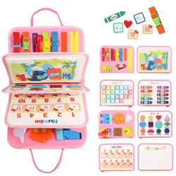 Planche Montessori pour tout-petits, jouets éducatifs pour enfants d'âge préscolaire, apprentissage sensoriel de l'intelligence, jouets éducatifs pour bébés