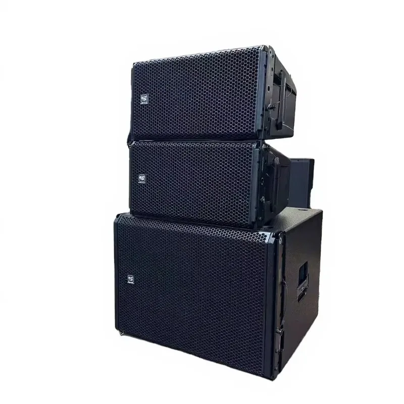 Double 8 Inch 2-Way Active Line Array Speaker Powered Professional DJ Audio Equipment for Stage Show