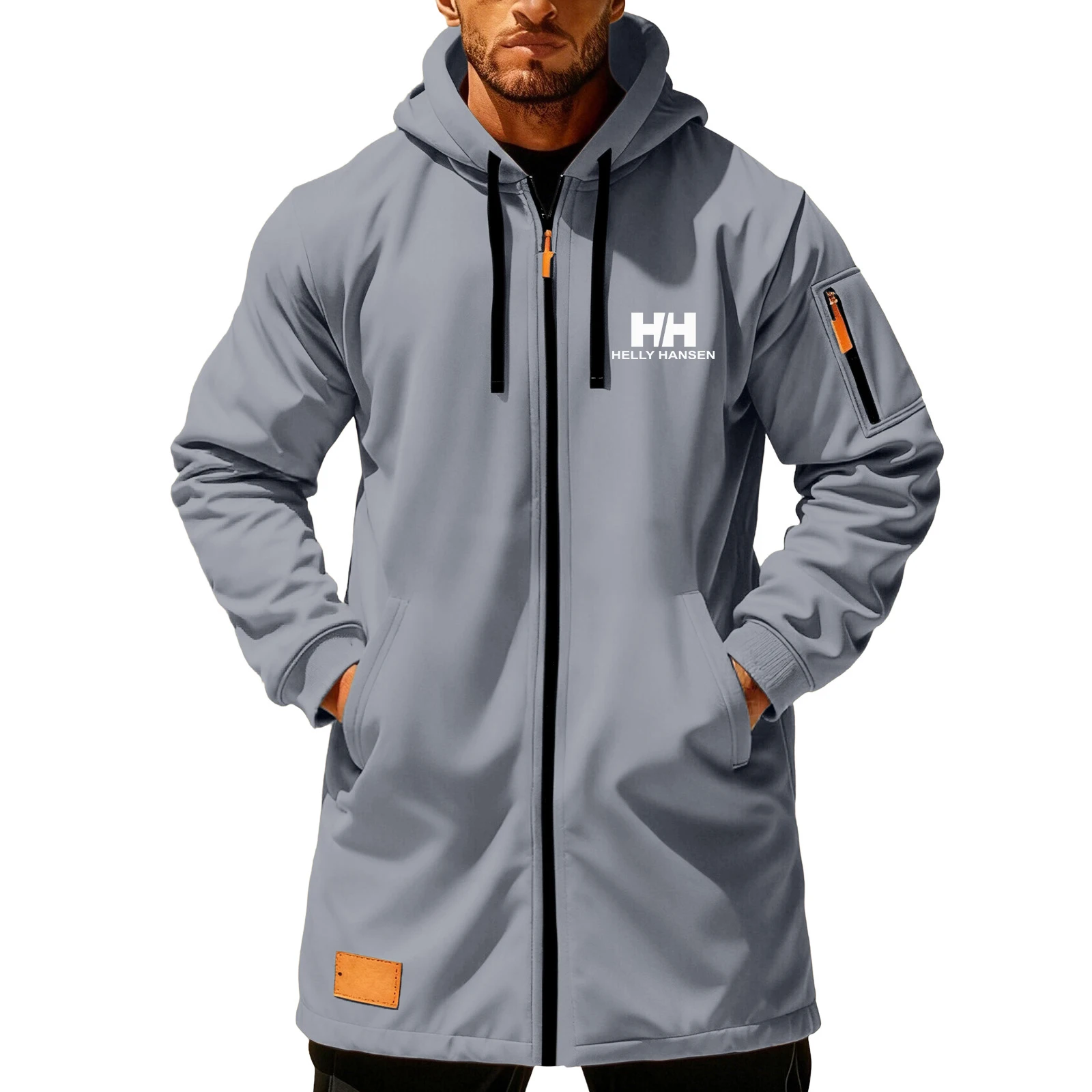 للجنسين الملابس خندق معطف معطف رجل الكبار الرجال زي في الهواء الطلق ربيع الخريف لباس غير رسمي #5