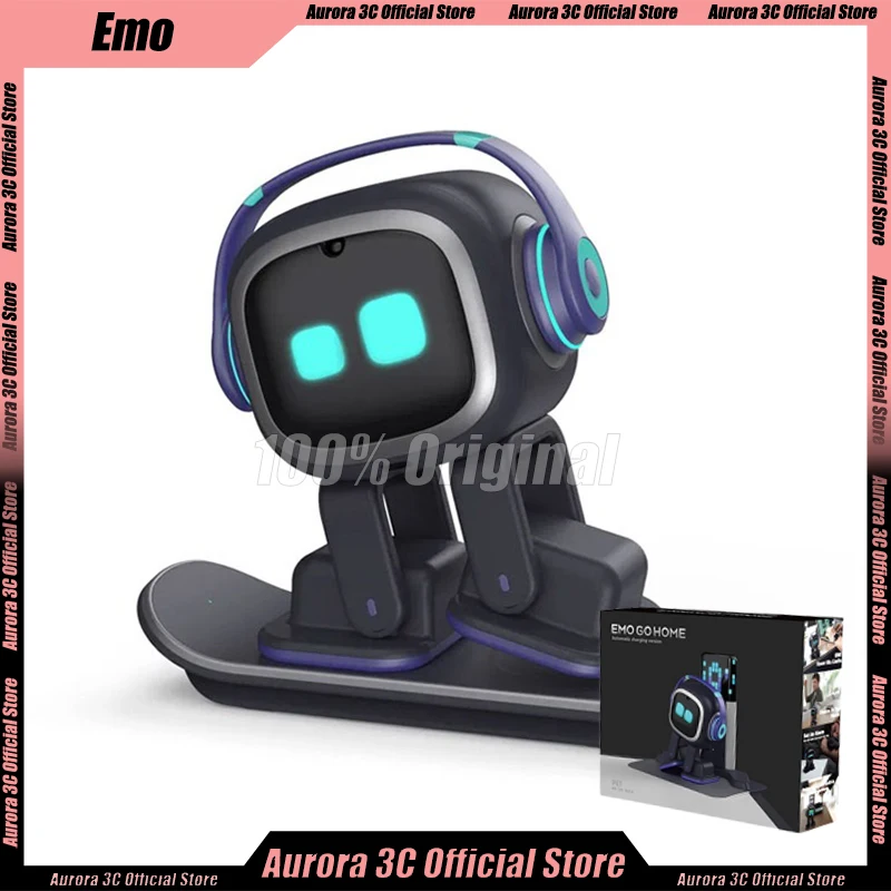 

Emo Robot AI Emopet Intelligent Emotional Voice Interaction Robots With Desktop Accompanies Electronic Pet Kids Christmas Gifts