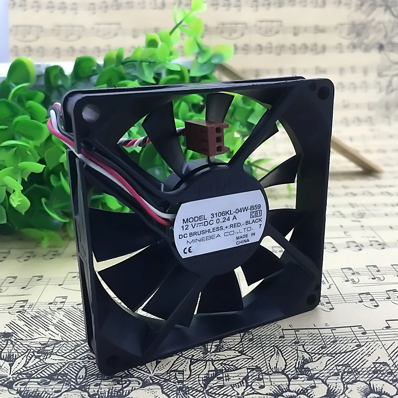 ORIGINAL 3106KL-04W-B59 12V 8015 80*80*15mm NEW COOLING FAN RADIATOR