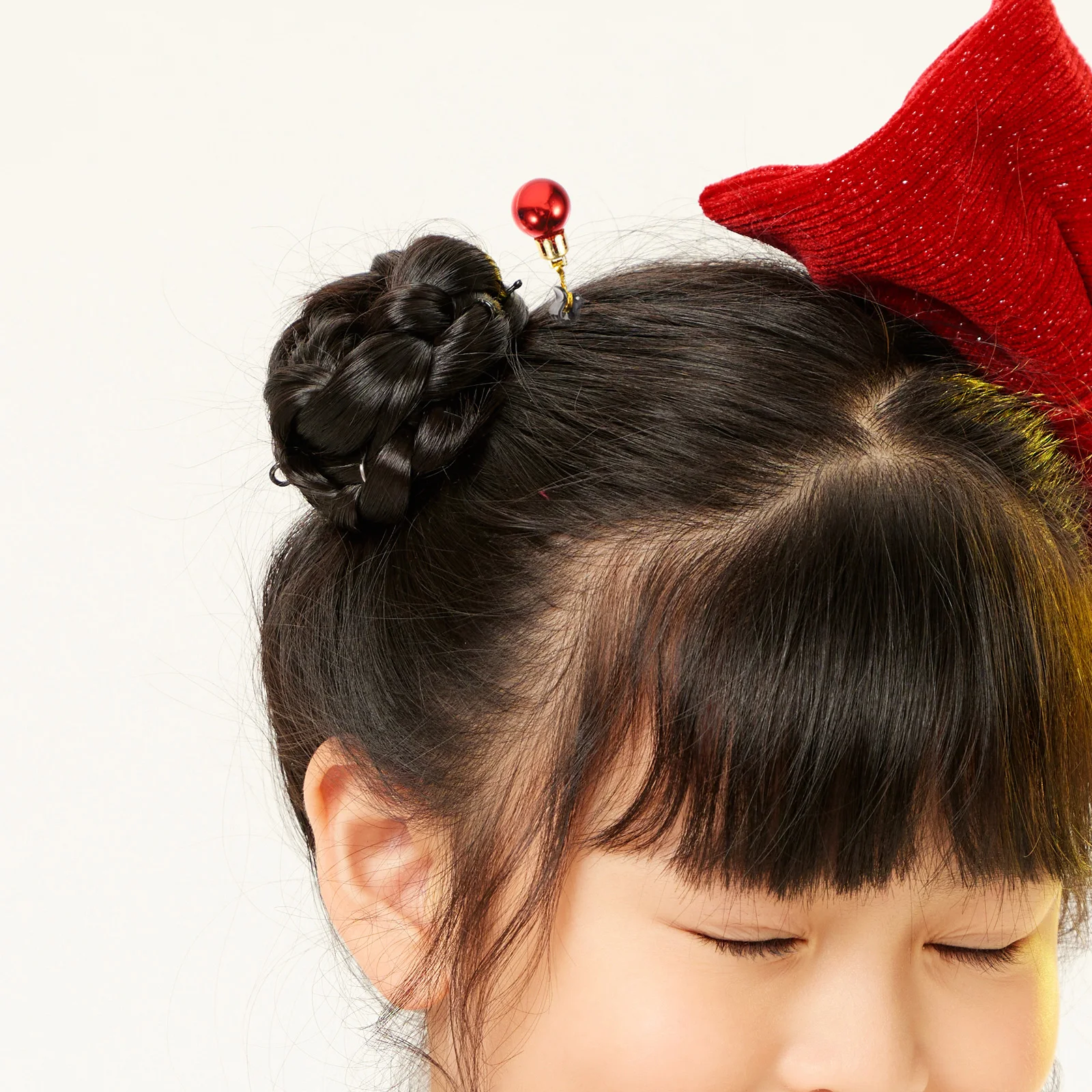 12 قطعة الحلي اللحية احتفالية عيد الميلاد الكرة قلادة كليب للرجال لامعة الوجه الشعر ديكور عطلة حزب التبعي متنوعة #1