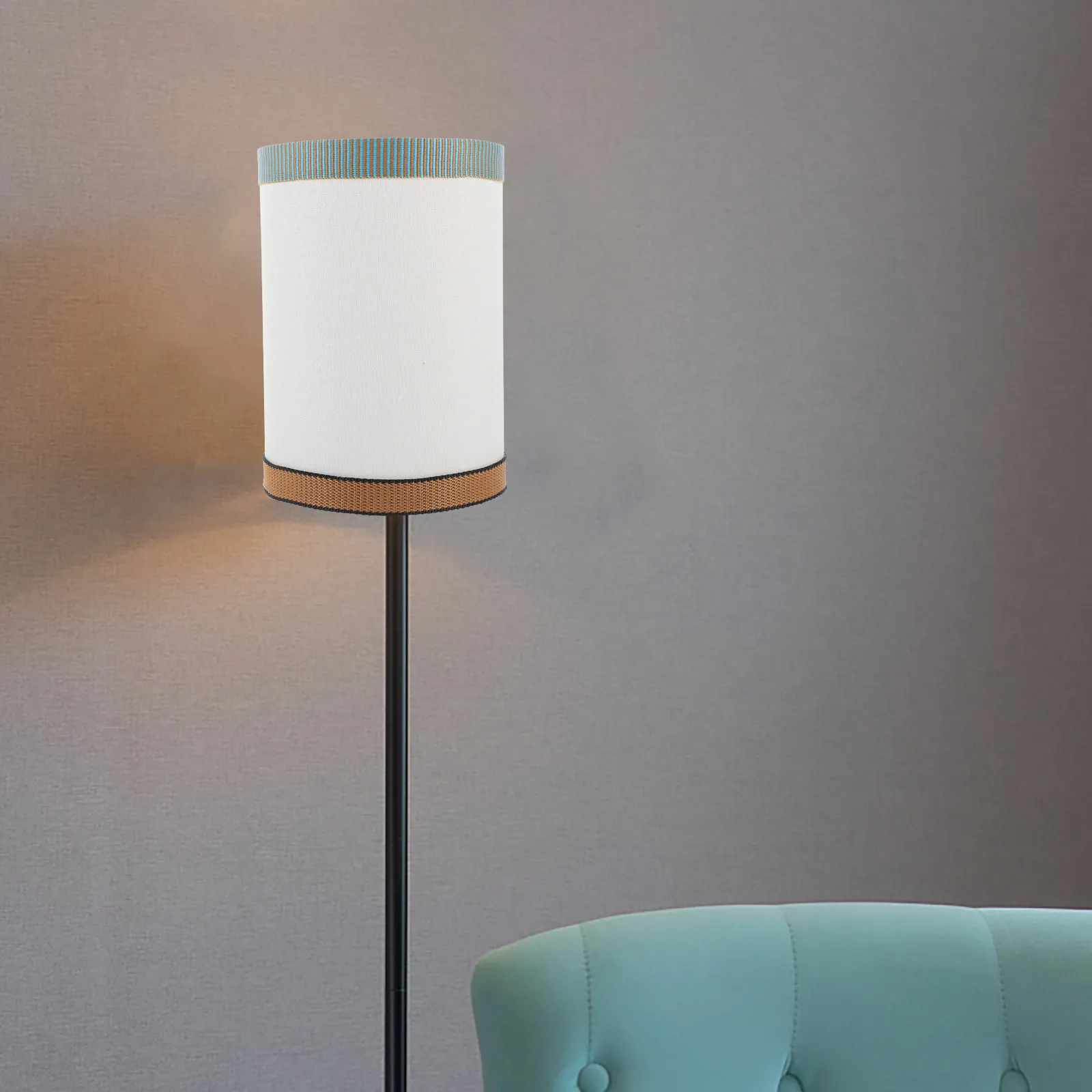 

1 шт. тканевый чехол для лампы, стильный, в форме колокола, простая установка, для спальни, гостиной, офиса, декоративный светильник