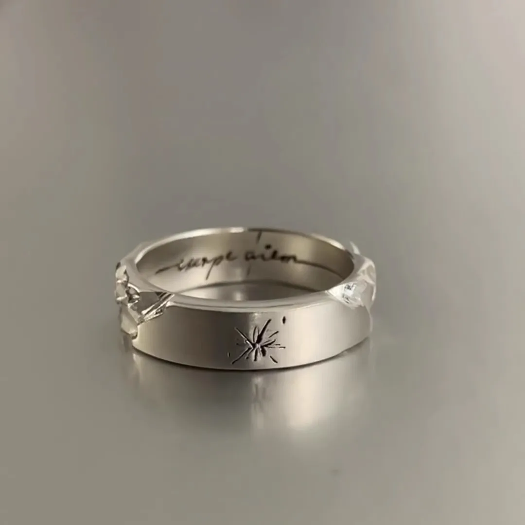 Integration of architectural structural language into jewelry design Men's hollow 3D printed architectural ring male