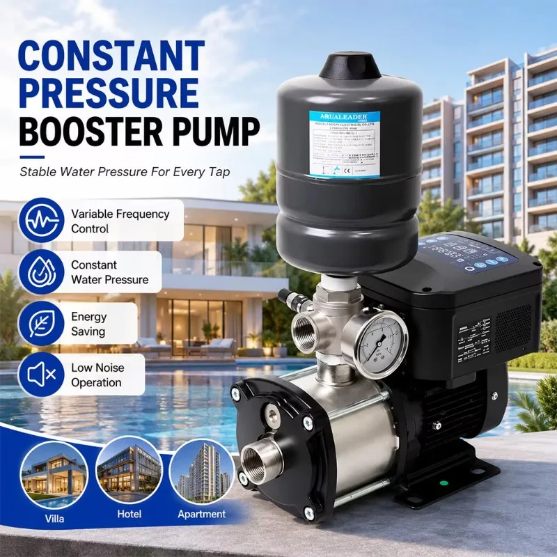 Wholesale 0.5 HP Stainless Steel Vertical Centrifugal High Pressure Boost Water Pump for Residential Use