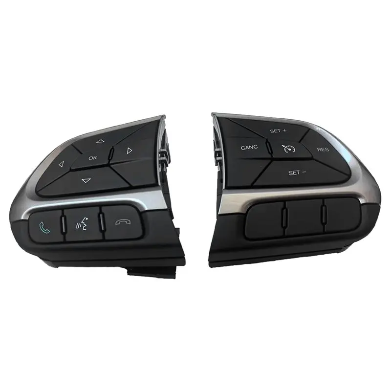 A33K-Car Steering Wheel Switch Cruise Control Button Bluetooth Voice Control Switch 60955161 60955162 For Jeep Renegade