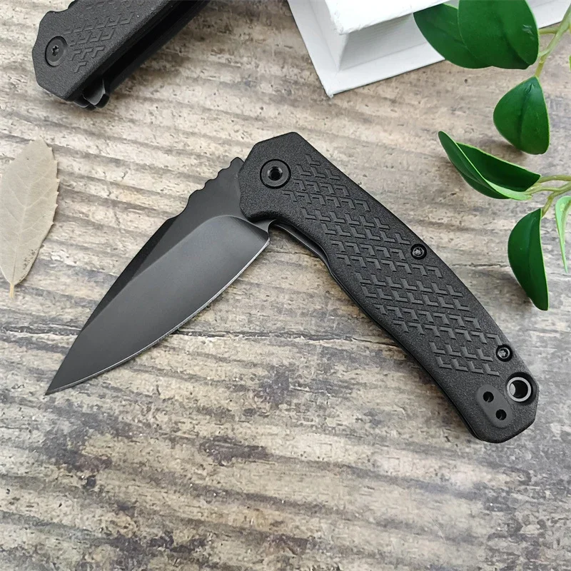 High Quality 8CR13MOV Blade Nylon Fiber Handles Tactical Folding Pocket Knife Flipper Fast Opening Knife Camping Fruits Knives