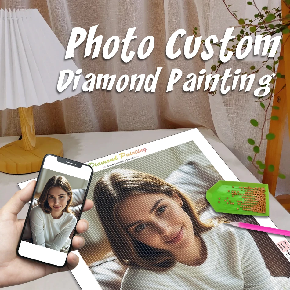 5D bricolage PHOTO personnalisé diamant peinture photo de strass diamant broderie vente Art artisanat 5D point de croix cadeau de noël