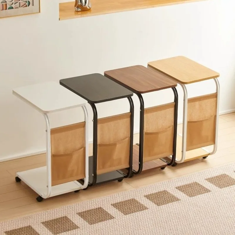 Movable side few bedrooms Simple bedside side table Household living room Coffee table Shelves Small table Sofa side table