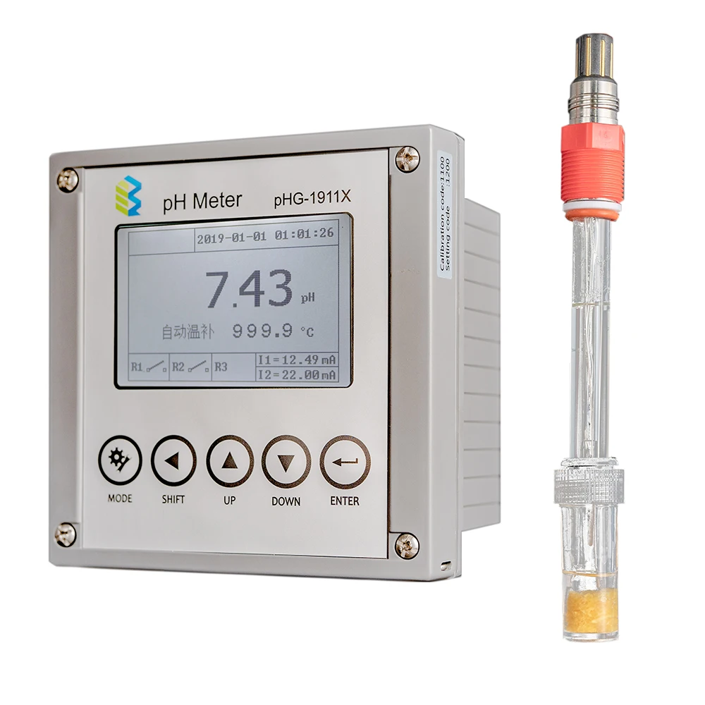 

Biochemical PH Glass Electrode with PH Test Meter