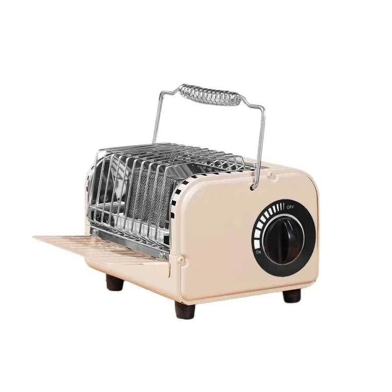Versatile mini portable gas heater for camping and travel