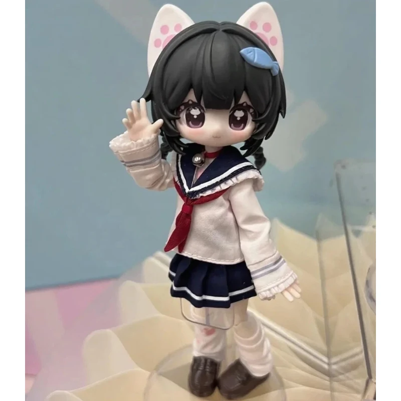 Authentic Unveiled Door 1/12 Blind Box Bjd 16.8cm Small Key Setting Set Series Open Eyes Articulated Action Figure Model Toys