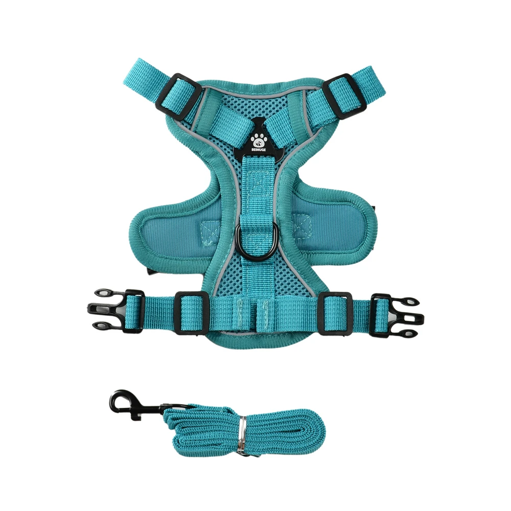 Verstelbare Kat Harnas Leiband voor Kleine Middelgrote Honden Katten Reflecterende Ontsnappingsbestendige Harnassen Huisdieren Vest Puppy Kitten Kitty Supplies