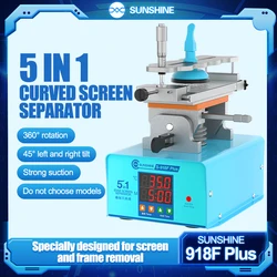 SUNSHINE S-918F Plus Separator Curved Screen Separation Multi-function 5 in 1, 45° Left And Right Tilt and 360° Rotation