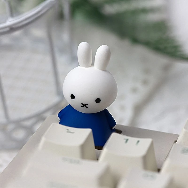 Miffy Keycaps Cute Machinery Keyboard ESC Sweet Lovely Kawaii Cartoon Personality Interesting Little Fresh Versatile Gift 2026 view 2