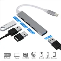 USB C HUB 3.0 Type C 4 Port Multi USB Splitter Adapter OTG For Xiaomi Lenovo Macbook Pro 13 15 Air Pro PC Computer Accessories