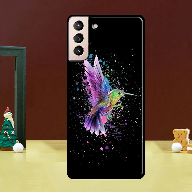 Hummingbird Case For Samsung Galaxy S23 S21 S22 Ultra S8 S9 S10 Note 10 Plus Note 20 Ultra S20 FE Cover