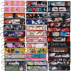 Keychains for Men Embroidered Key Tags Key ring Car Key Holder Anime Accessories llaveros