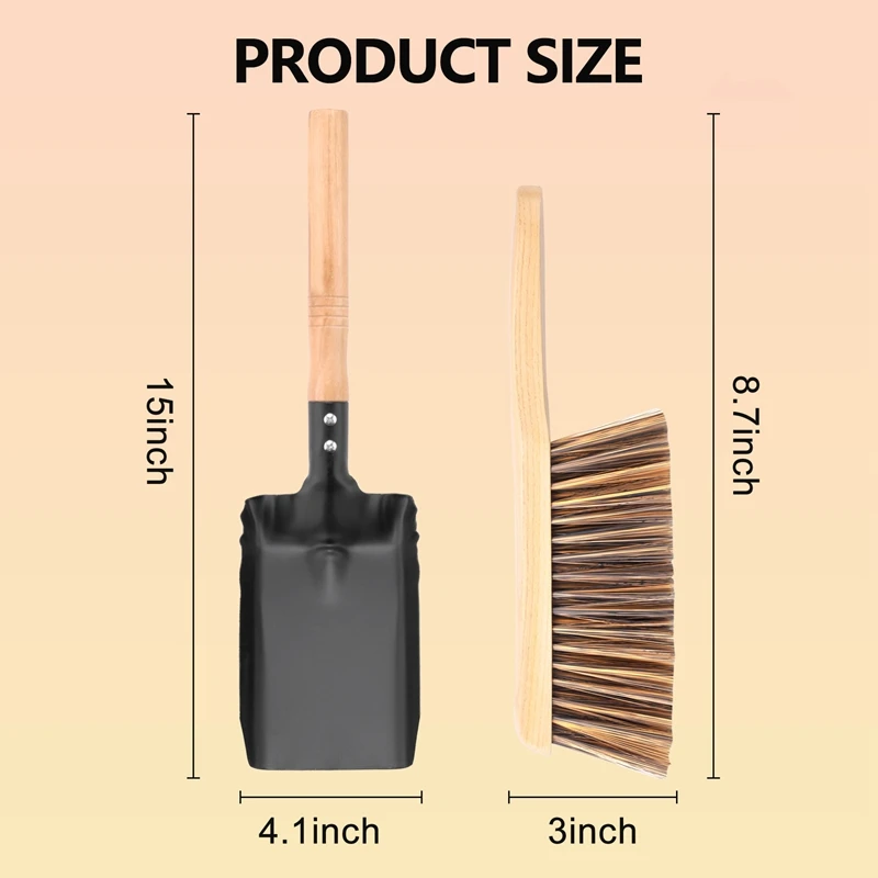 مجموعة فرش مجرفة الفحم والموقد ABXF، مجرفة وفرشاة الموقد، مجموعة الموقد مرتبة، مجموعة أدوات الموقد، أدوات حفرة النار
