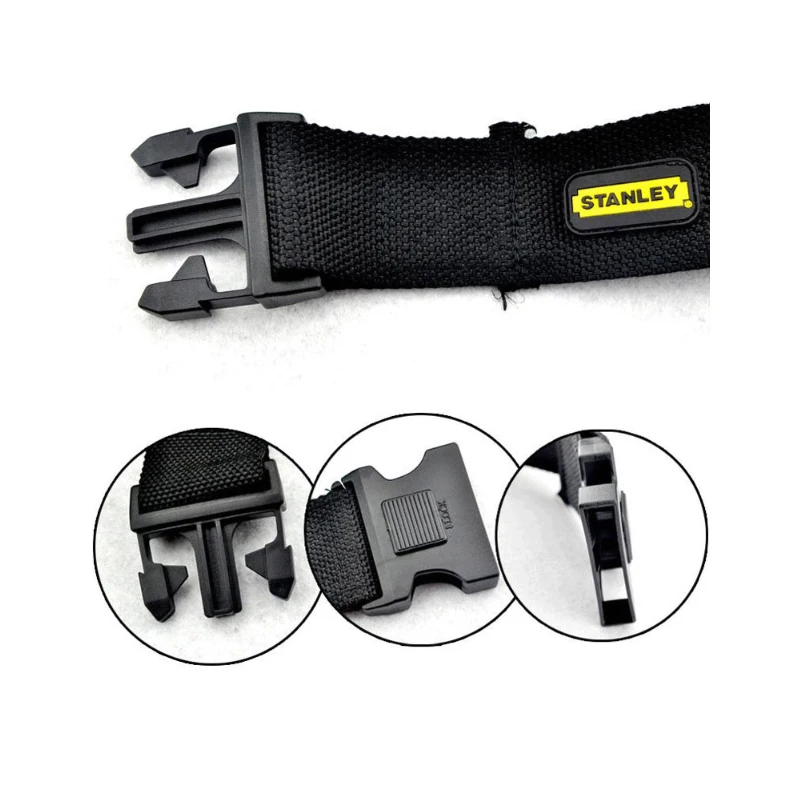 Stanley Canvas Durable Tool Belts with Quick Release Buckle- Heavy Duty Detachable & Adjustable Utility Belt 20\