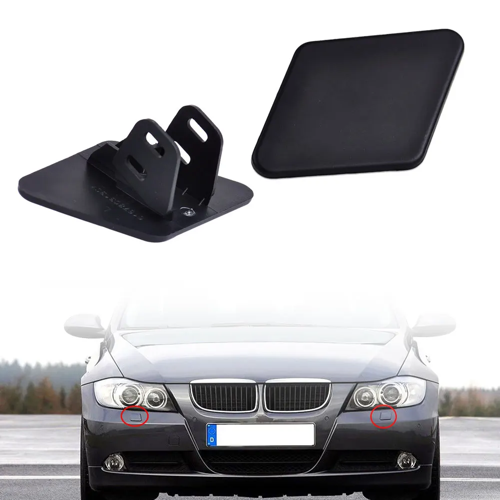 

1 Pair Car Bumper Headlight Washer Nozzle Cover Cap Fit For BMW 3 Series E90 2005-2009 61678031307 61678031308 Washer Cap