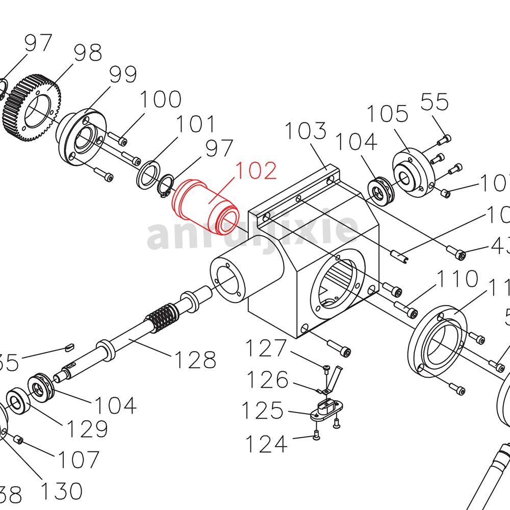 Conductive Ring Assembly SIEG SX3-102&X3&JET JMD-3&BusyBee CX611&Grizzly G0619 Guide Electricity Assembly