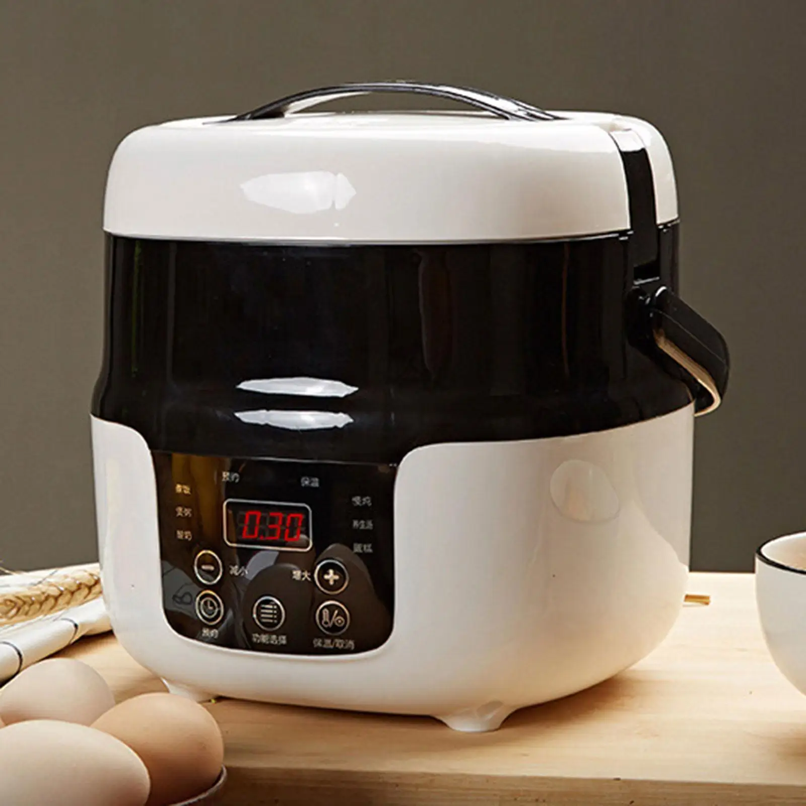 

2L Rice Cooker Electric Rice Cooker for Long Distance Outdoor Trip Auto 12V to 24V