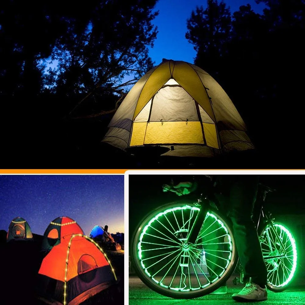 

ABLU-15M LED Strips Lights 3528 RGB Mutil Color Changing Flexible Lights With 24 Key Remote For Bedroom TV Backlight
