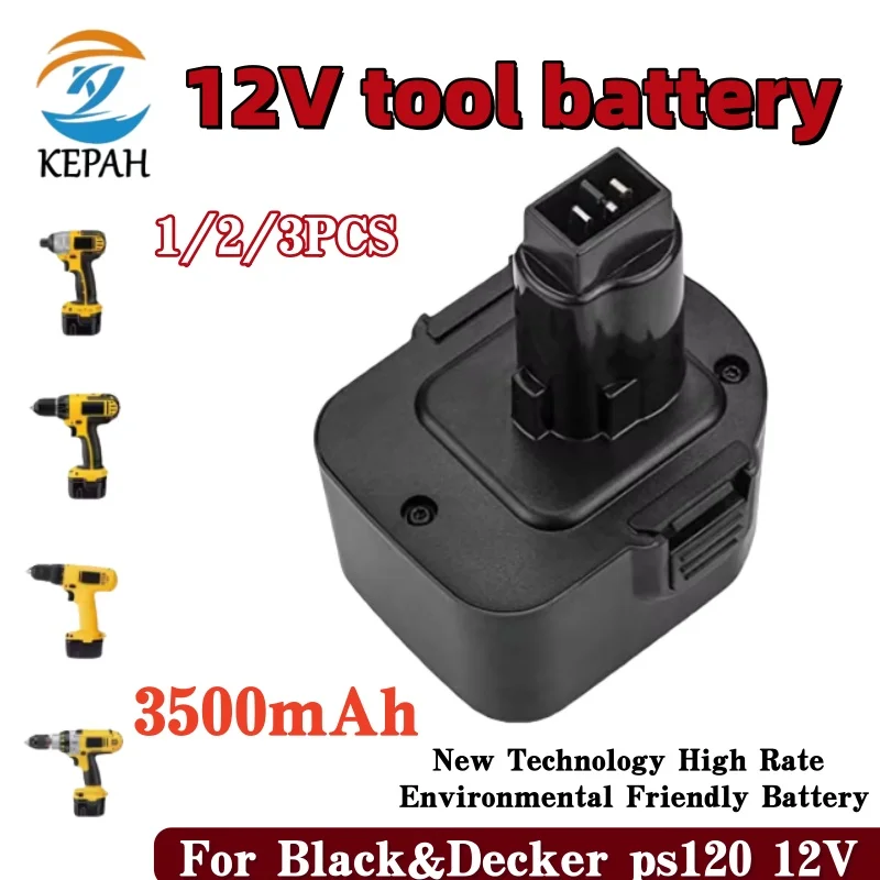 

12V Rechargeable Battery｜3500mAh 1-3PCS New Packs, Compatible with PS130/PS130A (A9252/A9266)