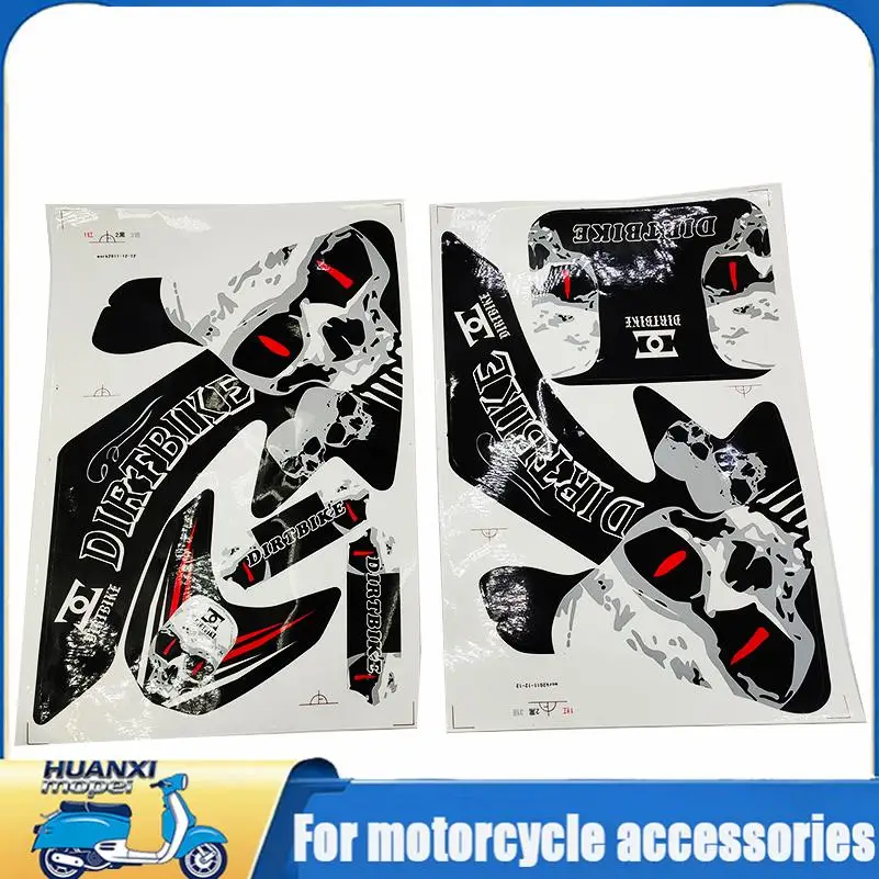Plastic Decals Sticker Graphics kit for CRF70 XR70 dirt bike SSR 110cc 125
