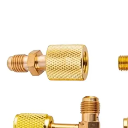 /CT-138 /AC /Adapter Kit 8PCS Brass Conversion Fittings Hose Connectors For R12 R134a Home Car Air Conditioning