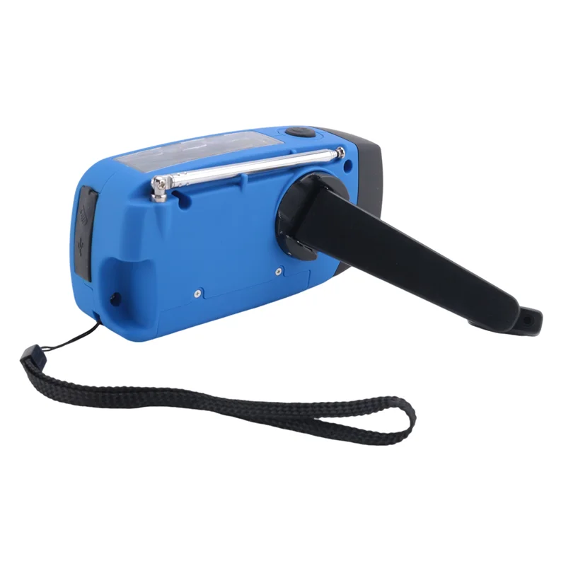 

【Superdeals】Solar Hand Crank Radio 2000Mah AM/FM/NOAA Weather Radio With LED Flashlight USB Charger Emergency Radio For Camping