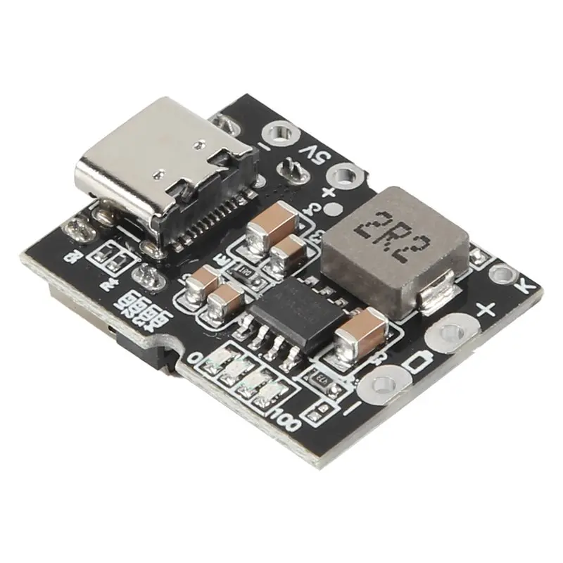 [B17B!】 Type-C USB 5V 2A Boost Converter Step-Up Power Module Lithium Battery Charging Protection Board DIY