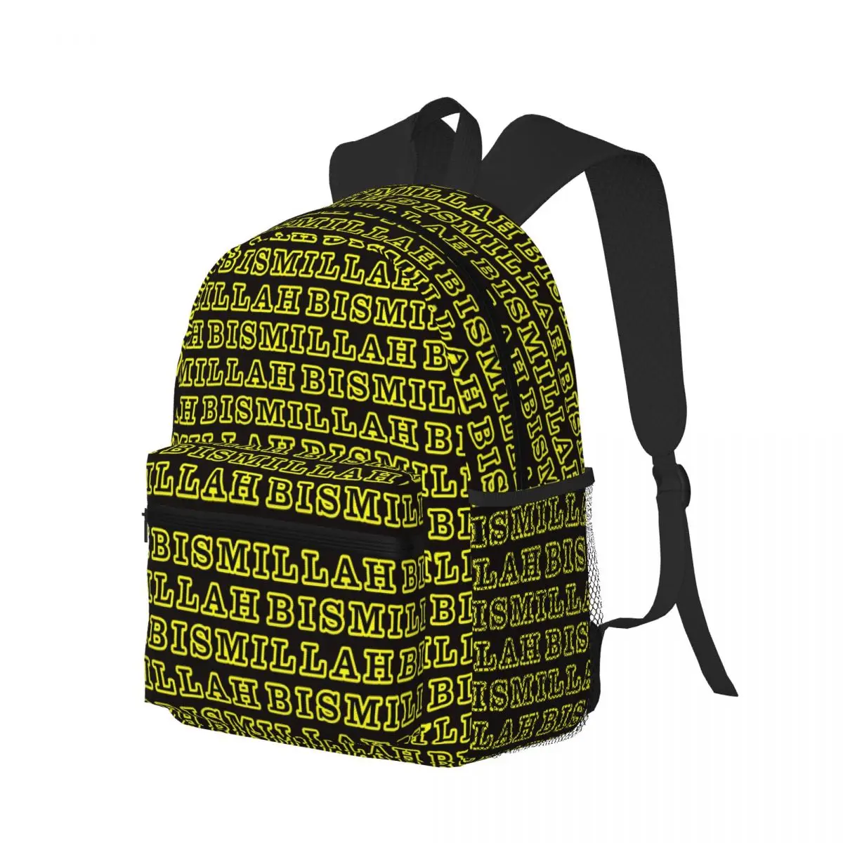 Bismillah Eid Mubarak Happy Ramadan  Student Backpack School Bag Hiking Travel Daypack for Boys Girls Bookbag Shoulder Bags