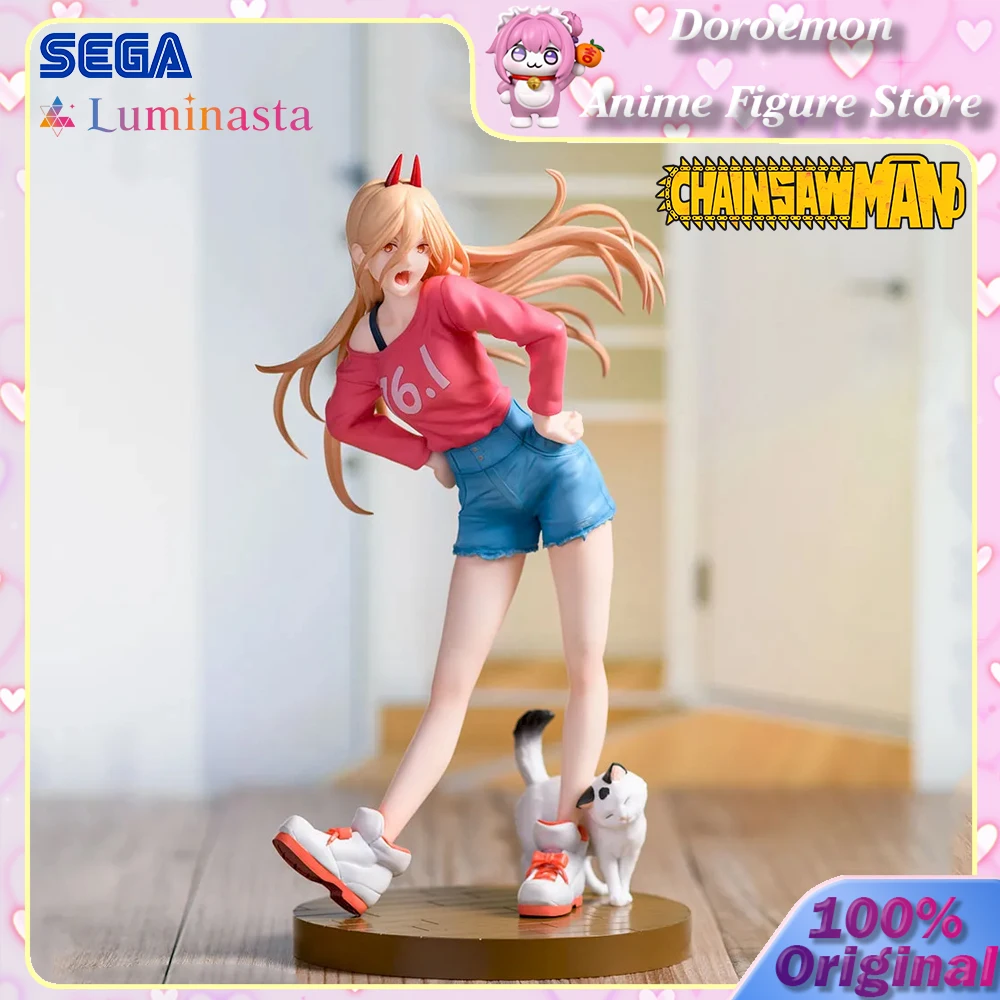 

В наличии: Оригинальные коллекционные фигурки Sega Luminasta Chainsaw Man Power и Nyako Kawaii — отличное украшение для фанатов аниме.