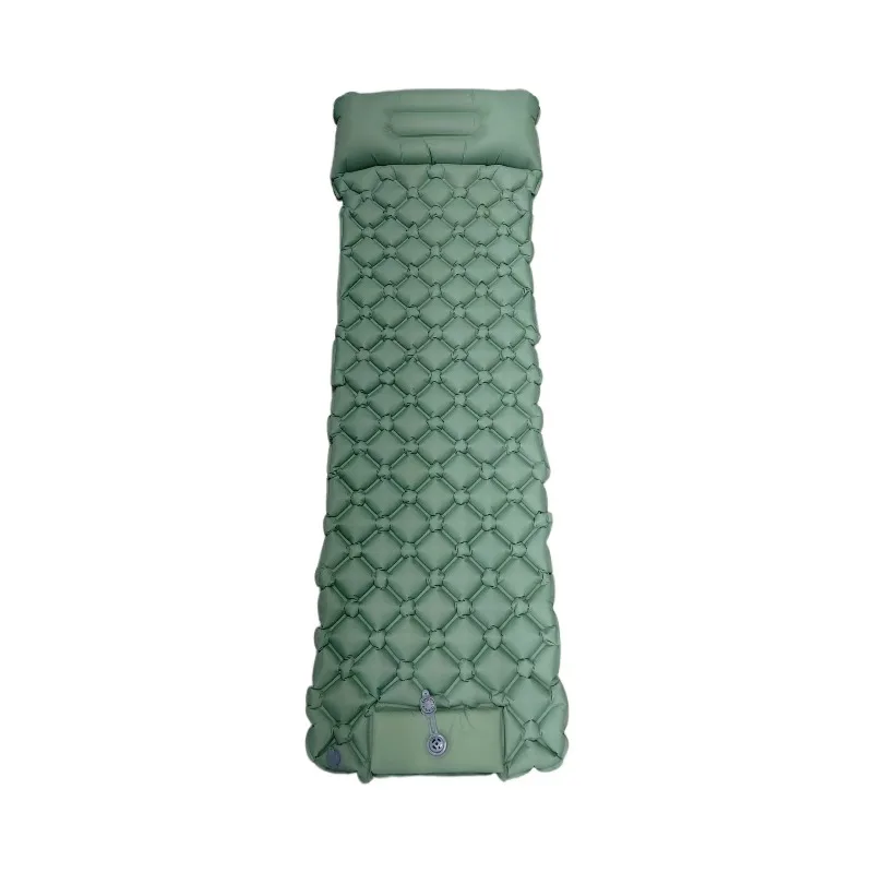 Inflatable hiking sleeping pad (features a foot-pump inflation design, tear-resistant honeycomb air cells, and a space-saving drawstring storage bag); ideal for lightweight hikers and suitable for the beach, overnight camping, and picnics. camping - view 8