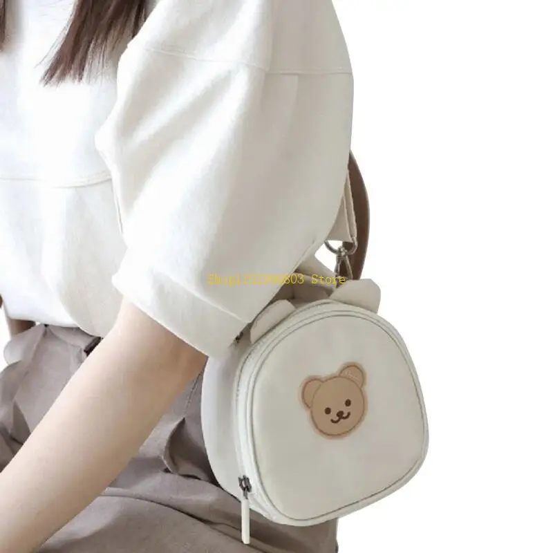 Multi functional Stroller Storage Bag Spacious Bear Rabbit Stroller Organizers Versatile Stroller Bag for Busy Parents J0MF