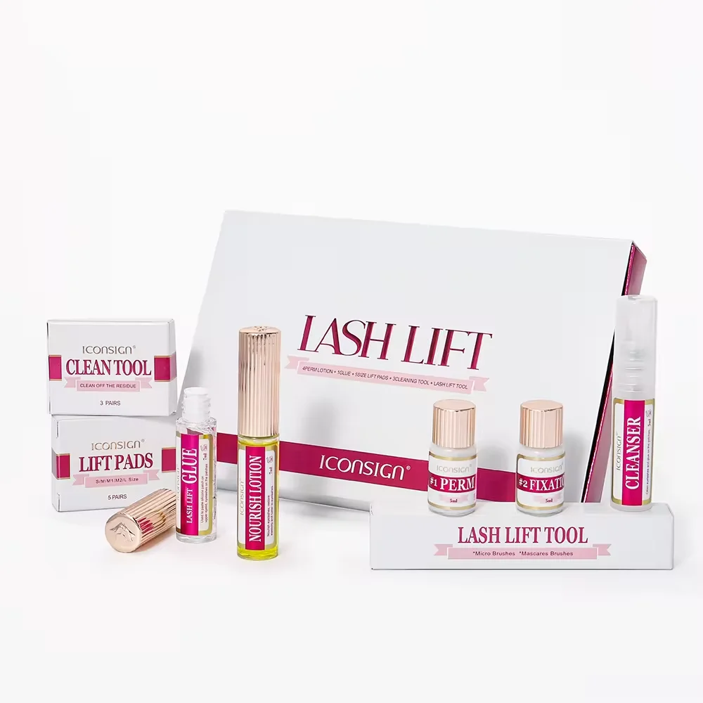 Lash Lift Iconsign Eyelash Lift Kit Lash Lift Keratin Nourishing Mascara 3-5 Minutes Fast Professional Eyelash Perm Kit