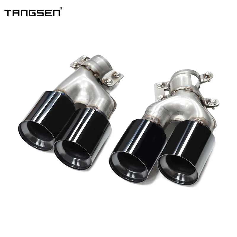 For BMW G30 G31 G32 525i 528i 530i M5 Quad Car Stainless Steel Exhaust Tip Style Muffler Tip Nozzle Tailpipe Exhaust System