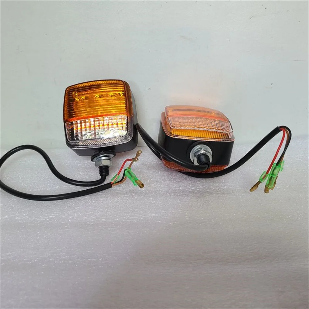 2Pcs DC12-80V LED Turn Signal Light Komatsu 3BA-56-71421 Indicator Lights Toyota 56690-13130-71 Turn Lamp 12V 24V 48V 72V 80V